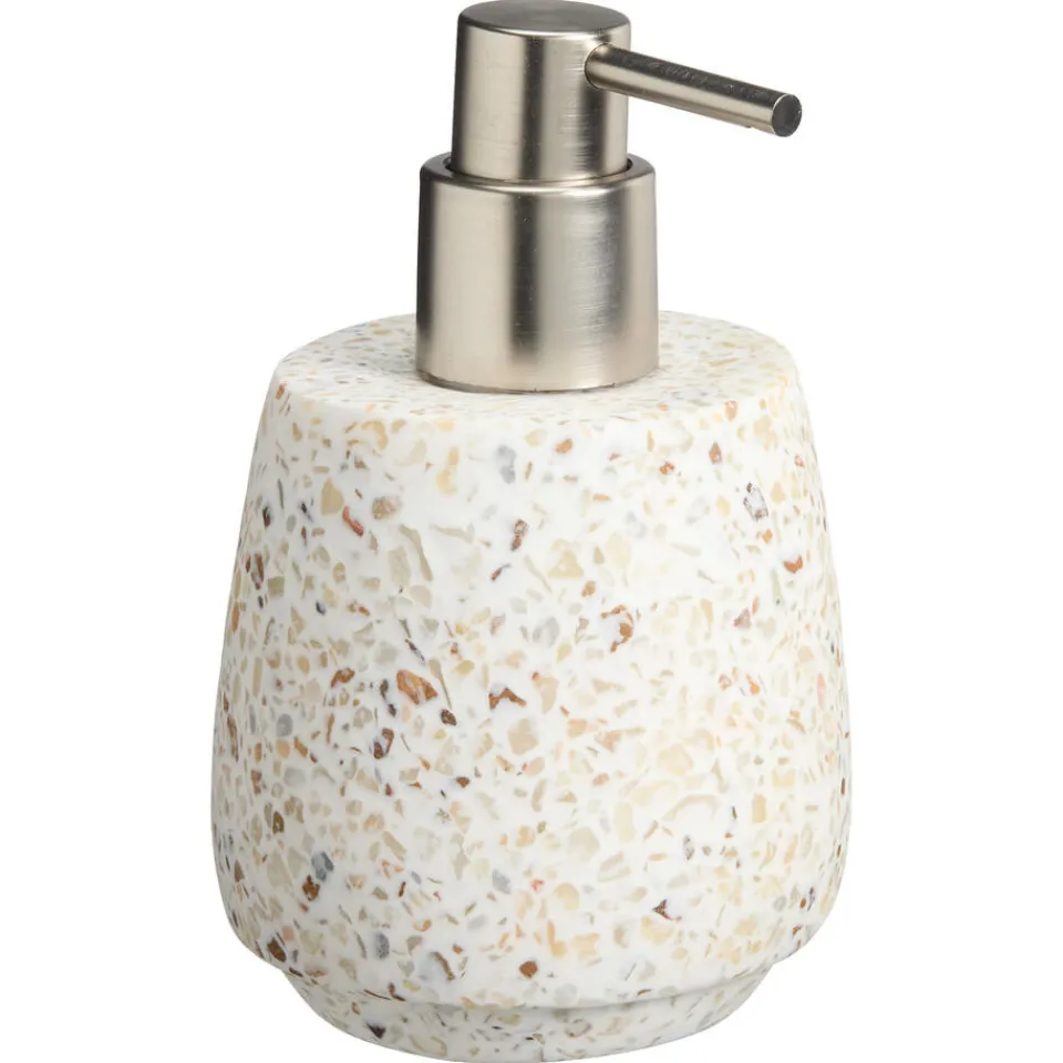 Kwantum Keukenaccessoires|Badkameraccessoires|Zeepdispenser Terazzo Off-White